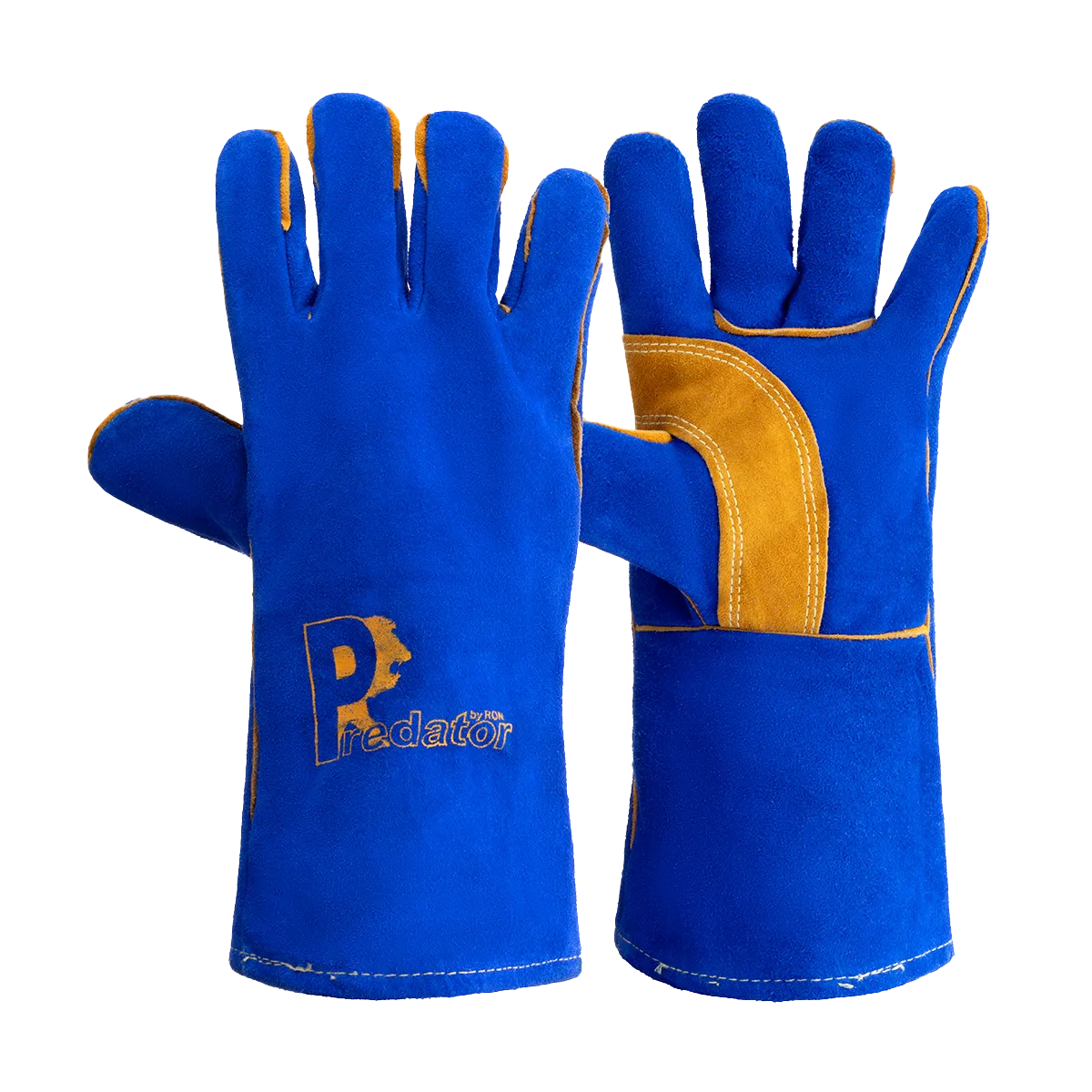 RSW1C Blue MIG Gauntlet – Heat Resistant Welding Gloves