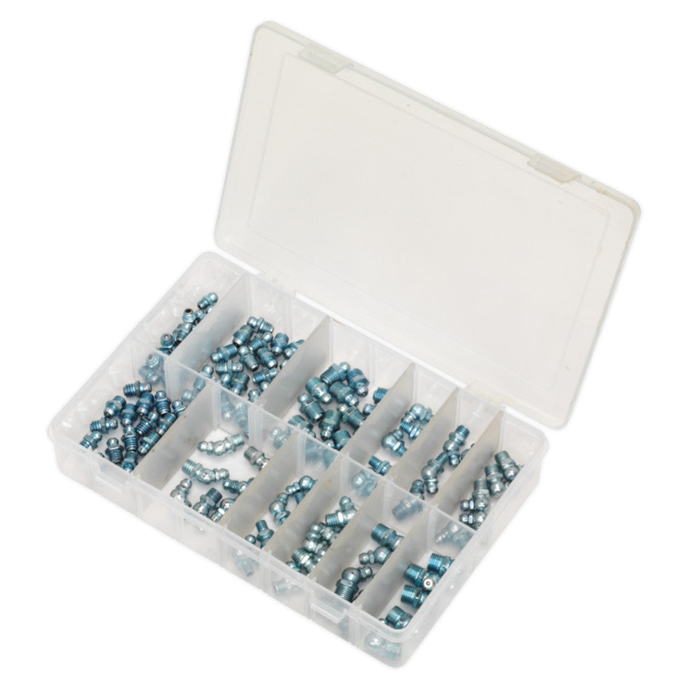 Sealey AB008GN Grease Nipple Assortment 115pc