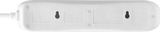 Masterplug 13A 4 Gang Unswitched Surge Protected Extension Lead White