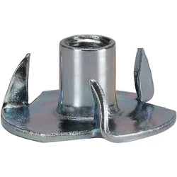 T PRONGED NUT BRIGHT ZINC PLATED