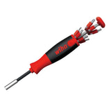 Wiha Lift Up 25 Magnetic Screwdriver with Bit Magazine (SL, PH, PZ, Tex, Hex)