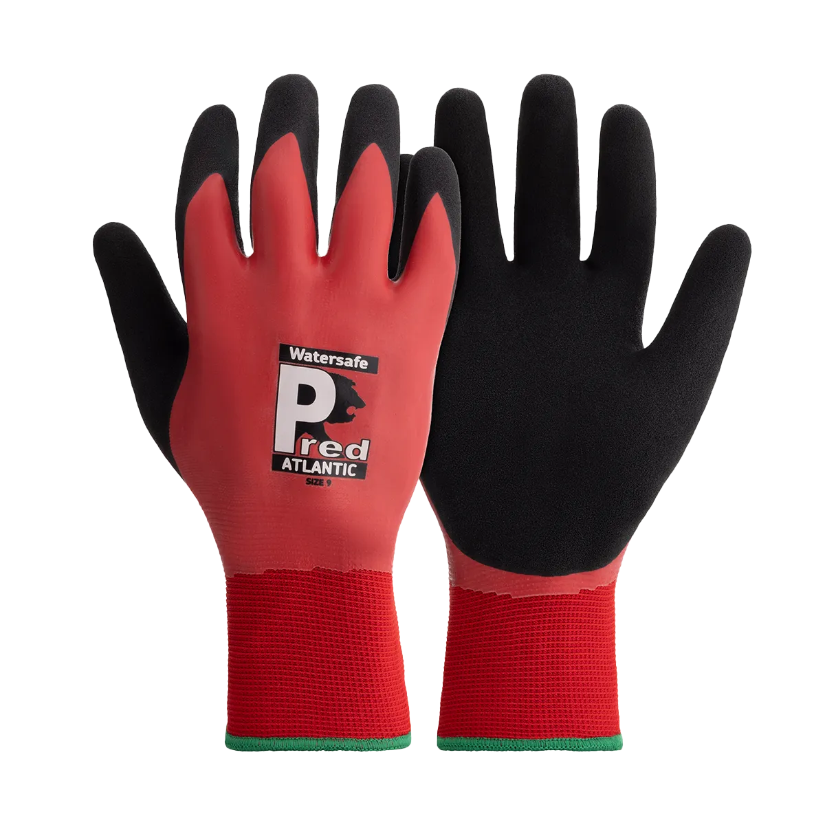 WS1 Watersafe Cut 1 Gloves | Waterproof Latex Grip Safety Gloves