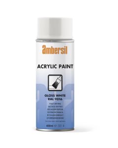 Ambersil Gloss White Acrylic Paint | RAL 9016 | 20183-AA