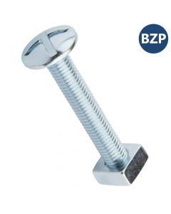 Roofing Bolt and Square Nut BZP
